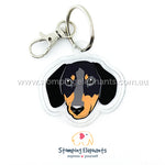 Dachshund (Black & Tan) Keyring