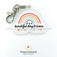 Beautiful Day To Learn Keyring