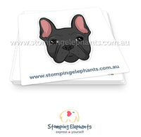 Frenchie (Black) Sticker