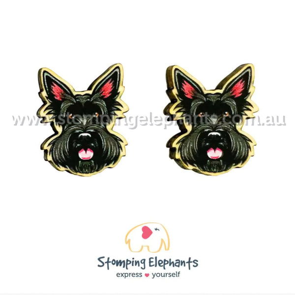 Scottish Terrier Head Studs