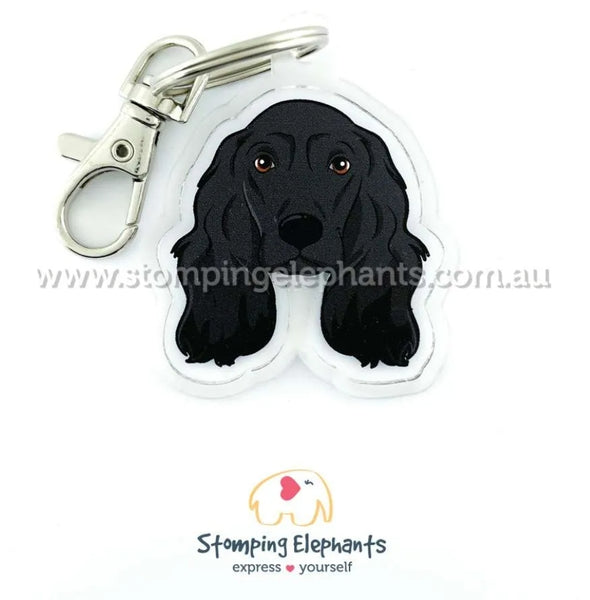 Cocker Spaniel (Black) Keyring