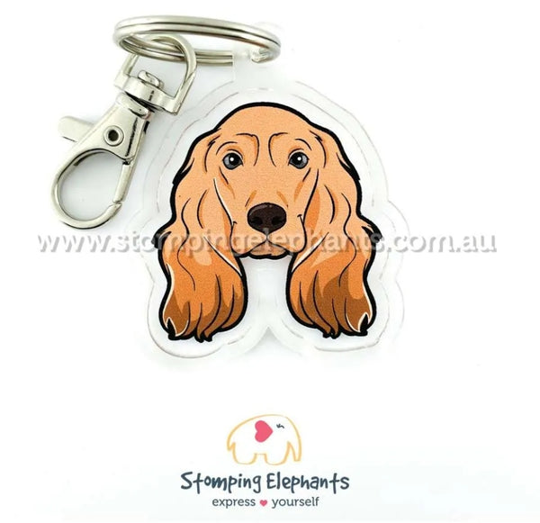 Cocker Spaniel (Tan) Keyring