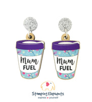 Mum Fuel Coffee Cup (Blue) Dangles